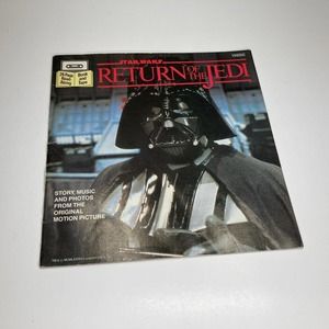 Vintage Return of the Jedi Read-Along Book, Star Wars Collectible (NO CASSETTE)